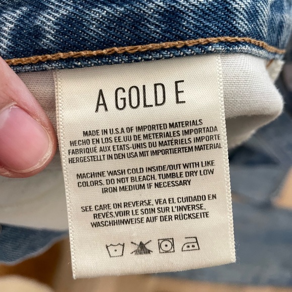 Agolde Riley High Rise Straight Jean - Picture 4 of 6